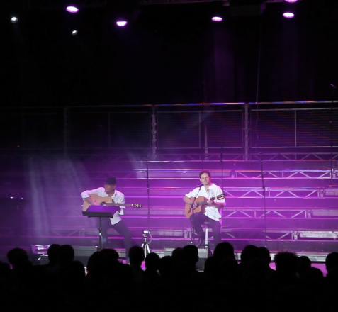 Clip Mélina en public